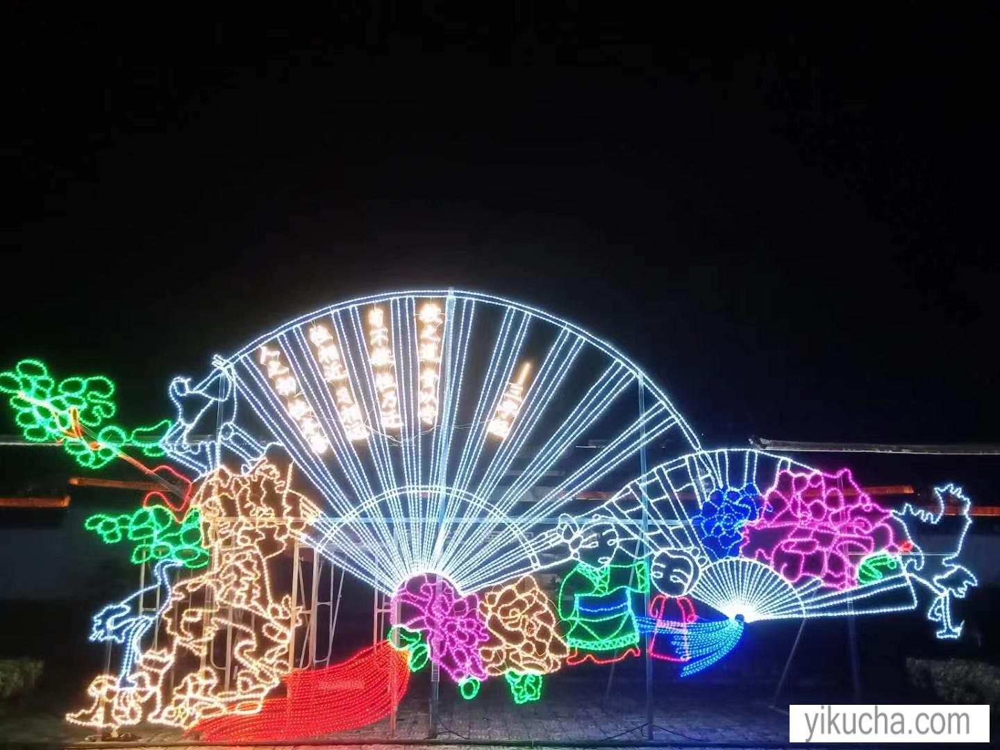 上海巨亿灯光节亮化工程 商场亮化美陈 树木亮化-图1