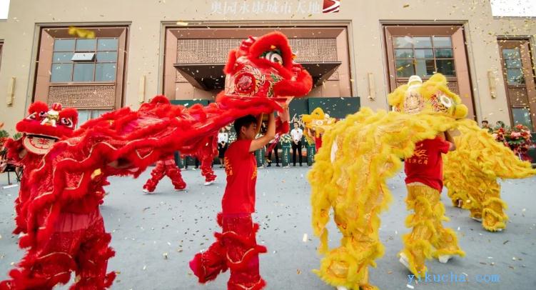 杭州临安庆典开业签约舞狮,舞狮道具,舞狮表演-图1