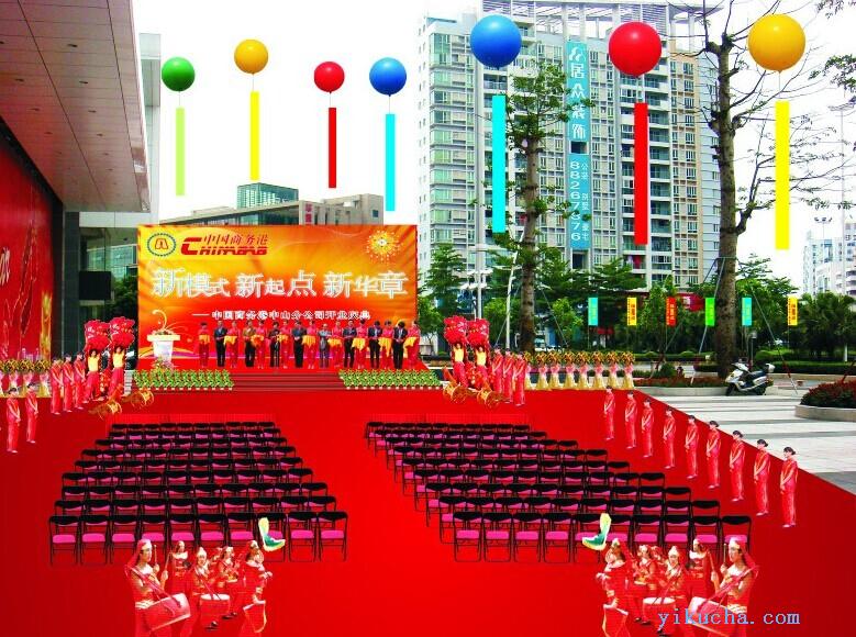 江门新会庆典拱门气球,开业气球拱门,开业条幅横幅制作-图4